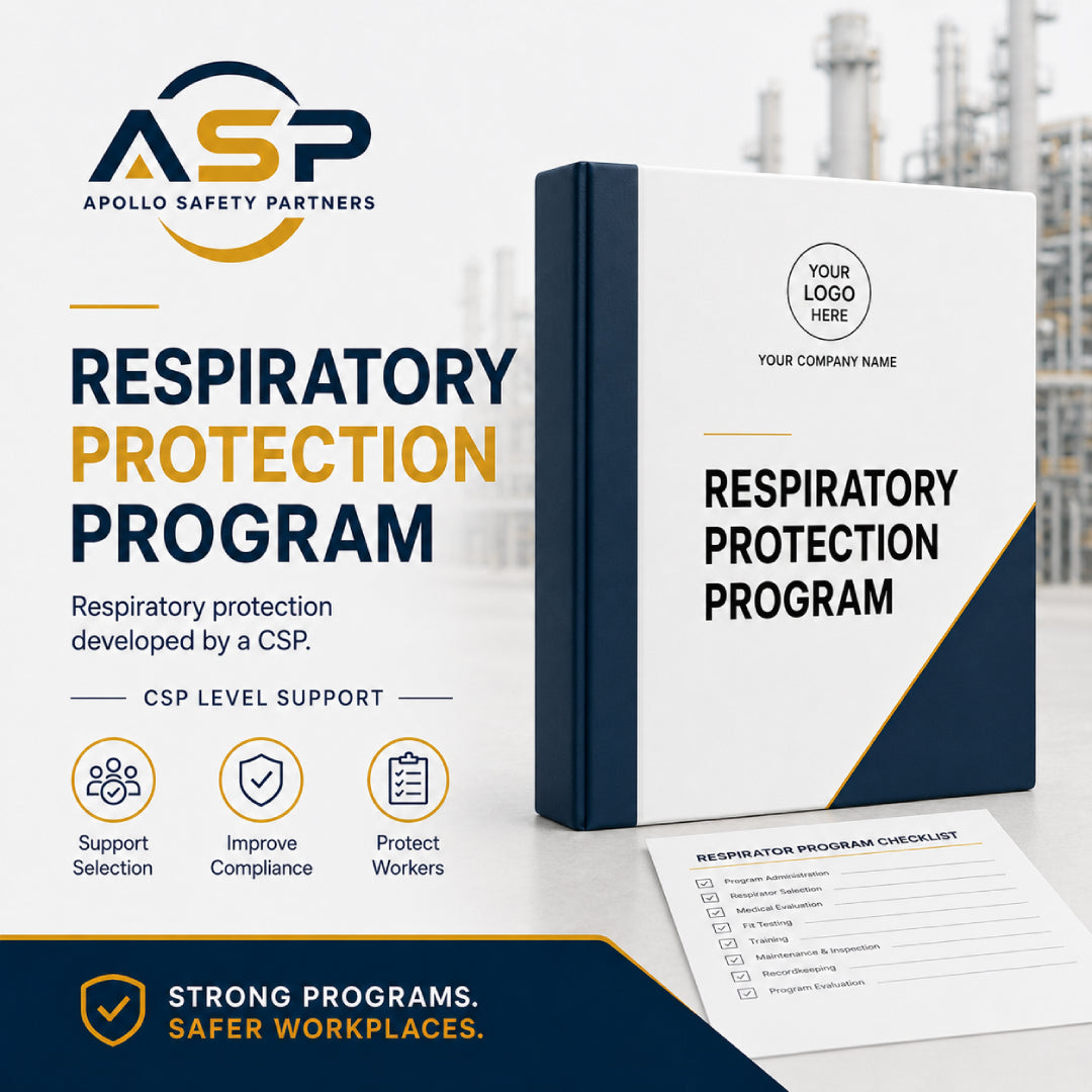 Custom Respiratory Protection Program prepared by Apollo Safety Partners.