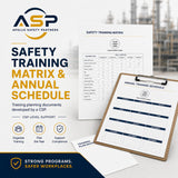 Custom Safety Training Matrix and Annual Schedule