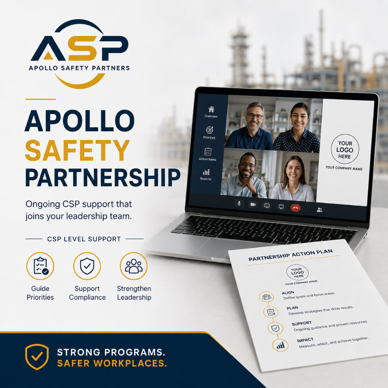 Apollo Safety Partners Certified Safety Professional joining a company leadership team.